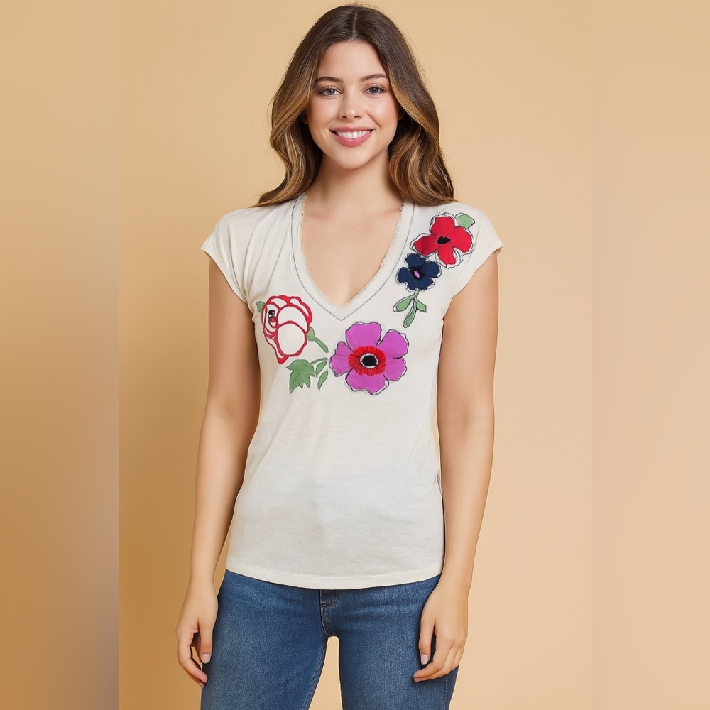Anthropologie Mislook In-Good-Company Tee